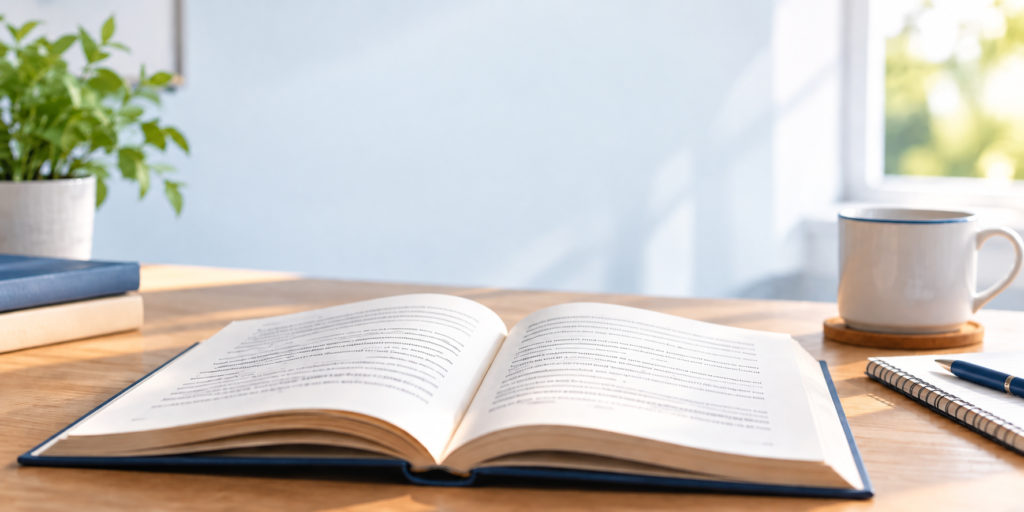 book on table with coffee